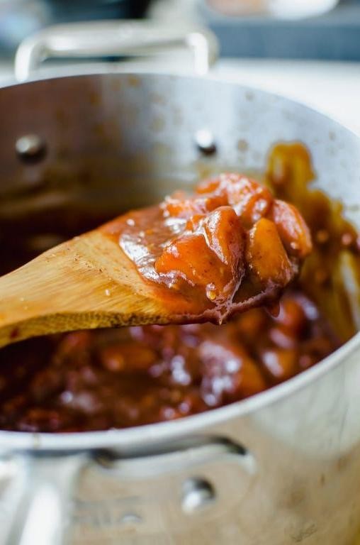 Peach Bourbon Barbecue Sauce