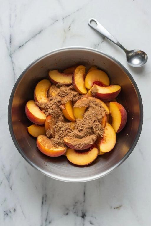 Peach Bourbon Dump Cake Extravaganza