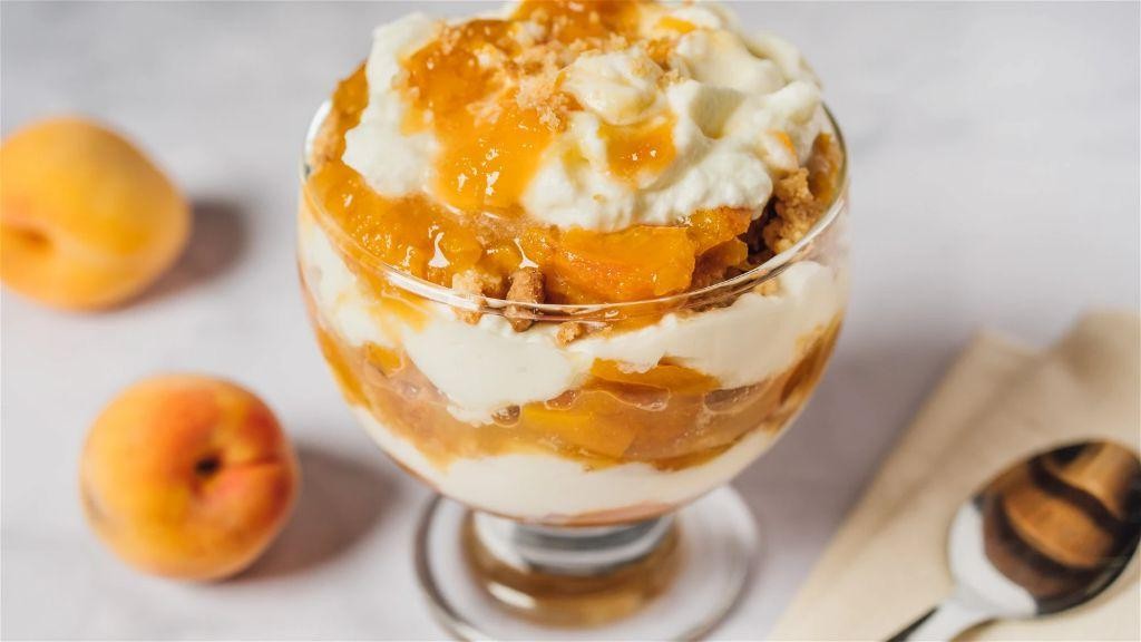 Peach Crisp Parfaits