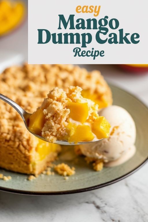 Peach and Mango Dump Cake Medley
