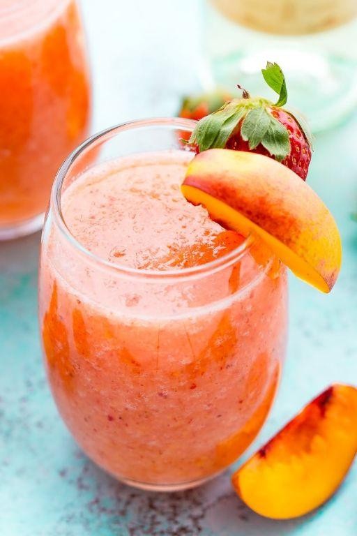 Peach and Wine Slush