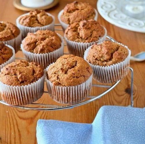 Peanut Butter Banana Vegan Muffins