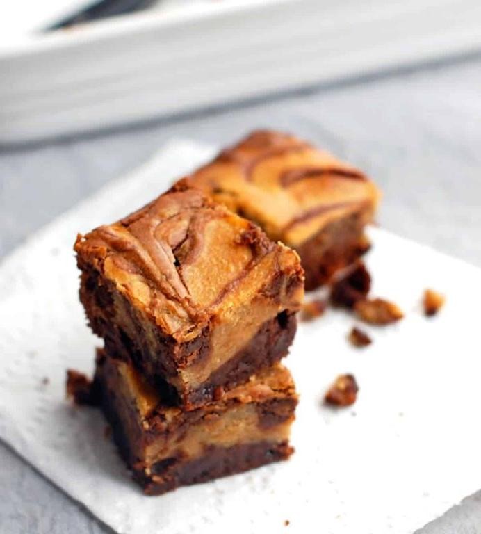 Peanut Butter Cheesecake Brownie Bites