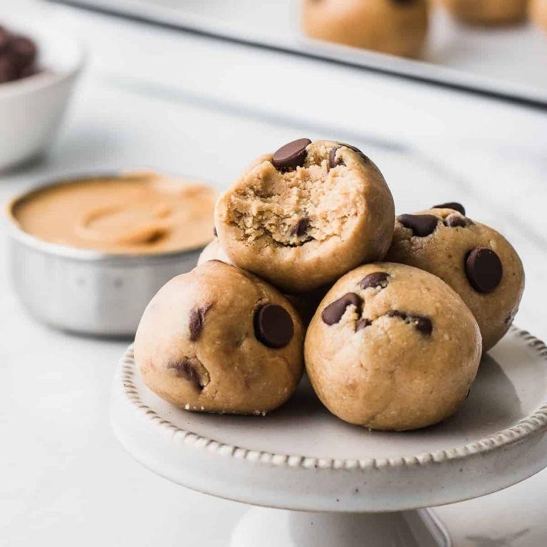 Peanut Butter Chocolate Chip Cookie Dough Bites