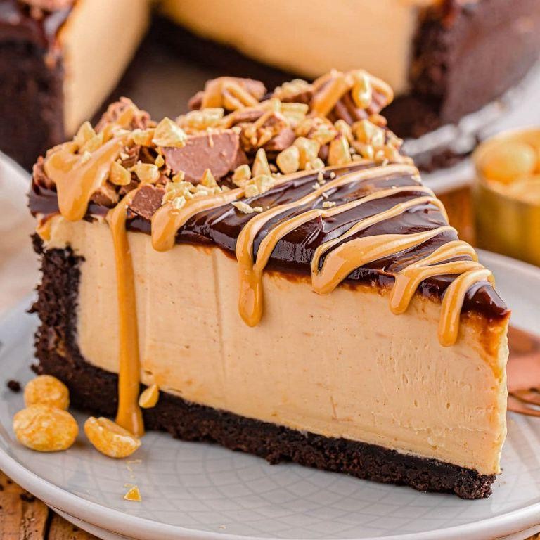Peanut Butter Cream Cheese Cheesecake