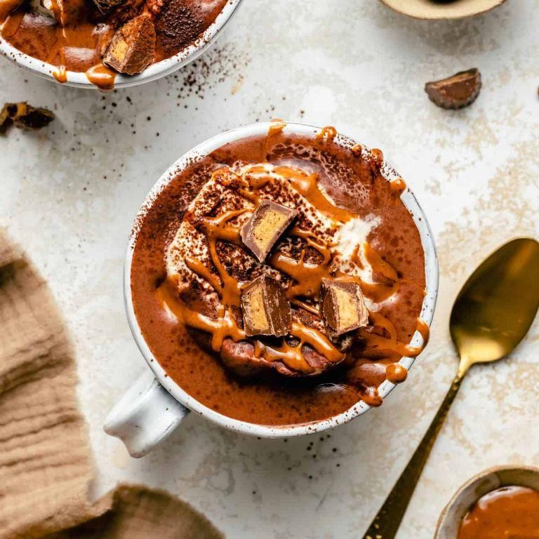 Peanut Butter Mexican Hot Chocolate
