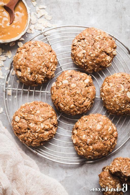 Peanut Butter Oatmeal Cookies with Honey and Pecans