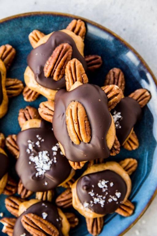 Peanut Butter Turtle Candy Cups