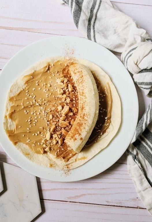 Peanut Butter and Banana Protein Wrap