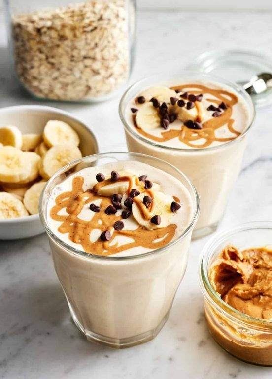 Peanut Butter and Banana Smoothie