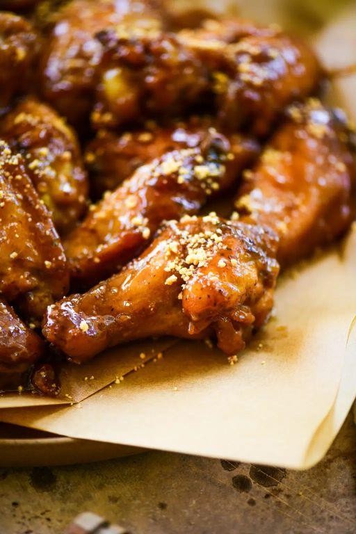Peanut Butter and Honey Glazed Chicken Wings