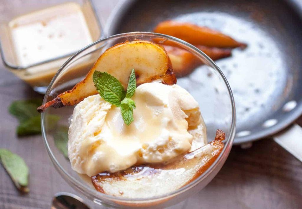 Pear Sauce with a Dash of Rum