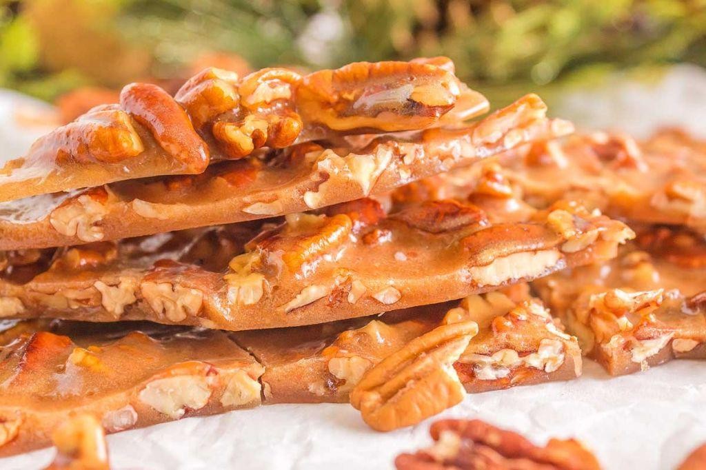 Pecan-Peanut Brittle for a Nutty Blend