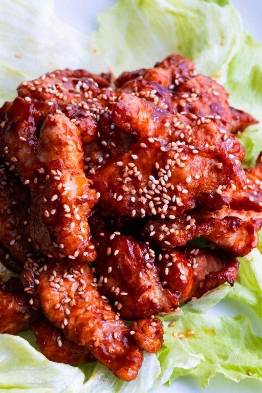 Peking Pork Chops with Plum Sauce