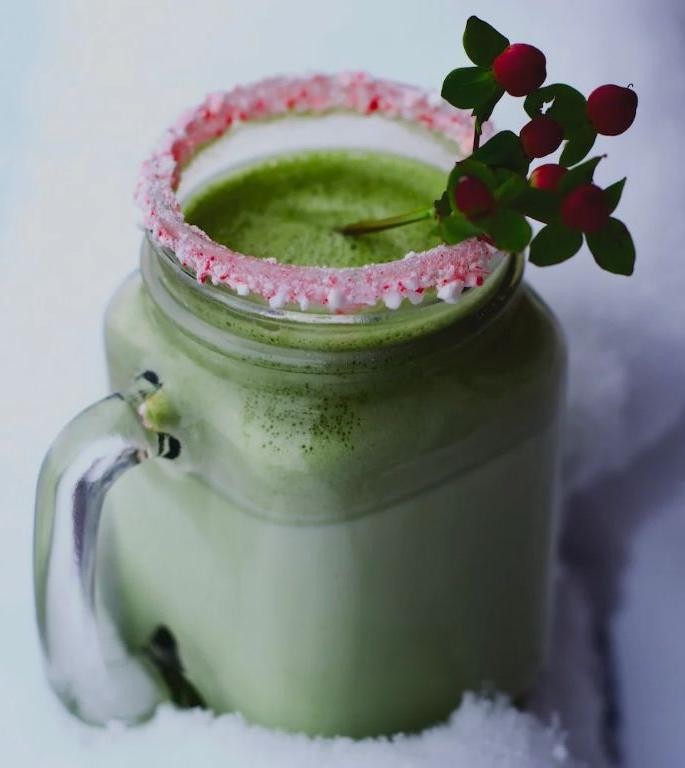 Peppermint Matcha Holiday Brew