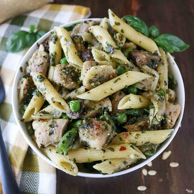 Pesto Chicken Penne