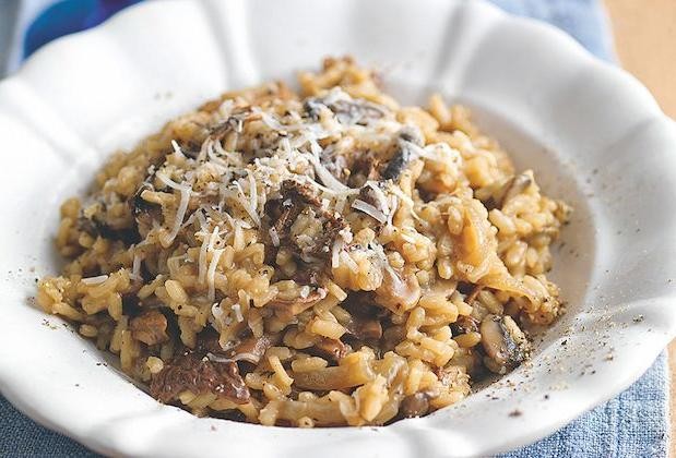 Pheasant and Mushroom Risotto
