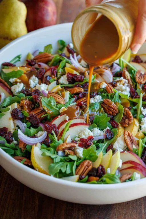 Pheasant and Pear Salad with Balsamic Dressing
