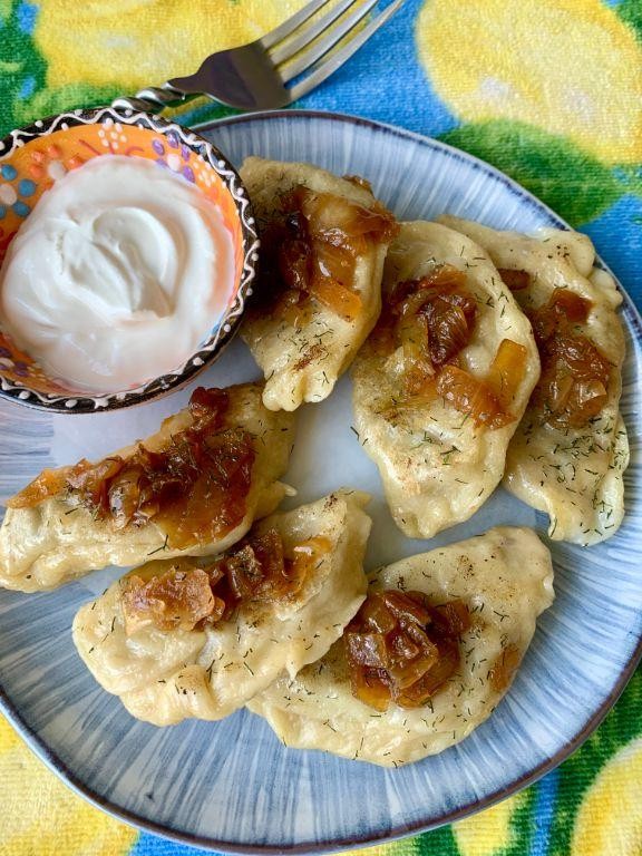 Pierogi with Sauerkraut and Mushrooms