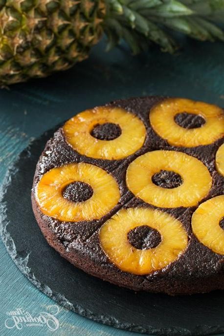 Pineapple Chocolate Swirl Cake