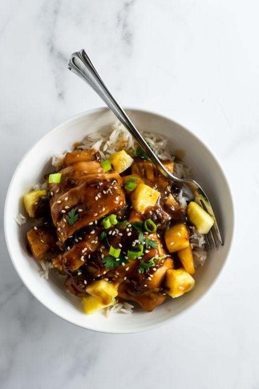 Pineapple Chunk Teriyaki Chicken