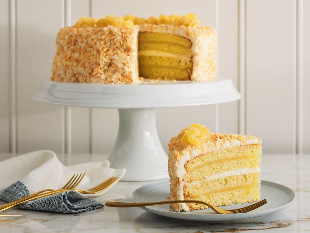 Pineapple Coconut Layer Cake