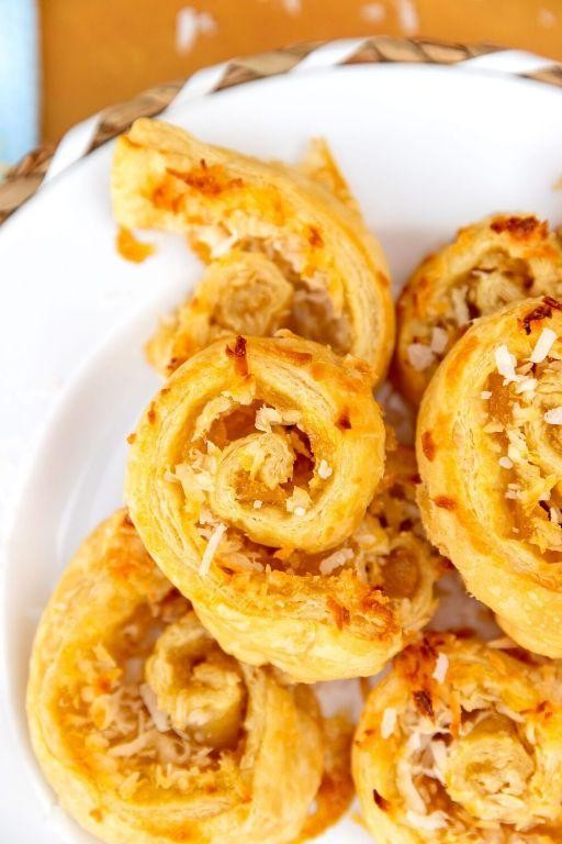 Pineapple Coconut Puff Pastry Bars