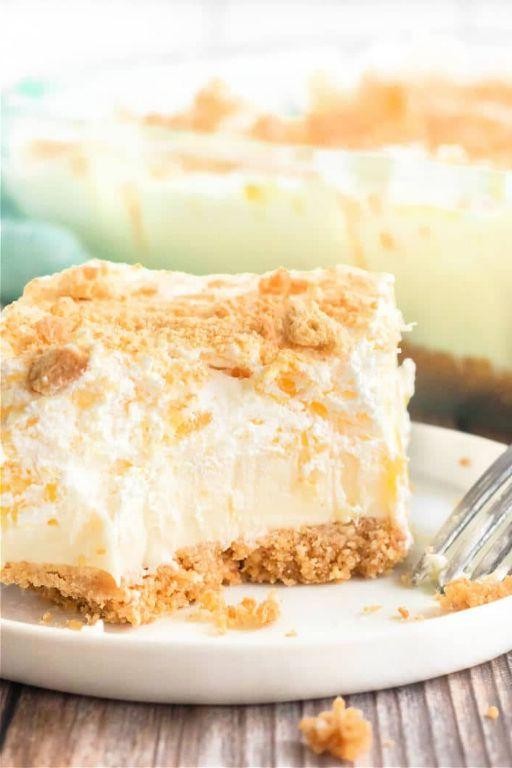 Pineapple Crushed Cheesecake Delight