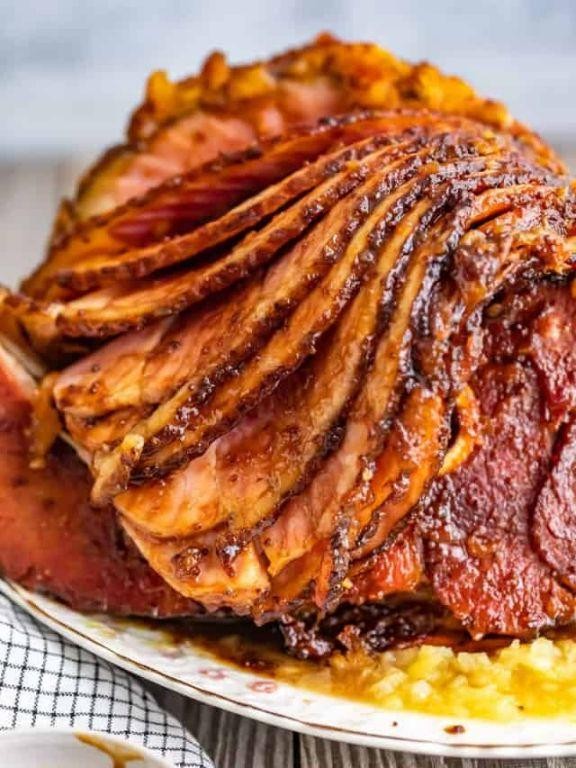 Pineapple Crushed Glazed Ham
