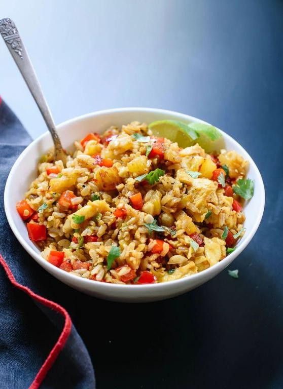 Pineapple Fried Rice Salad