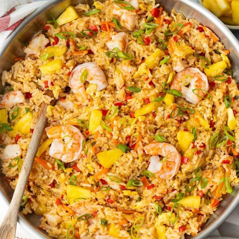 Pineapple Fried Rice with Shrimp