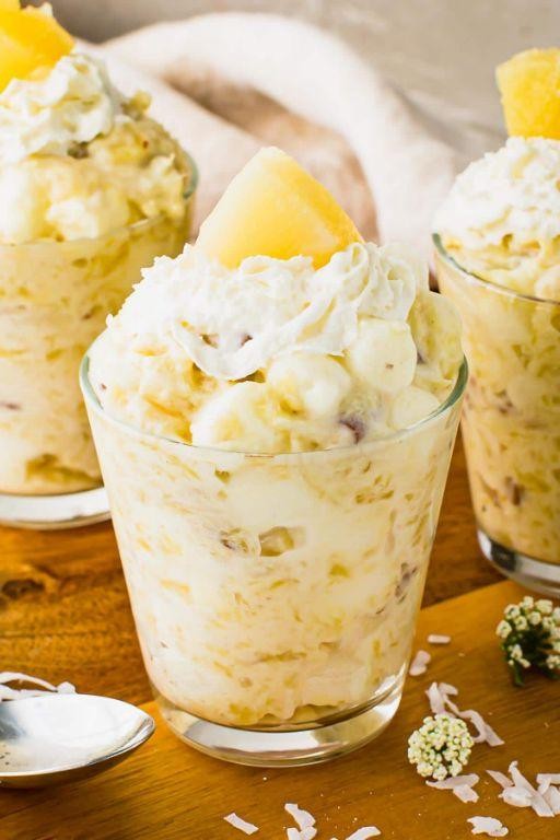 Pineapple Jello Fluff with Whipped Topping