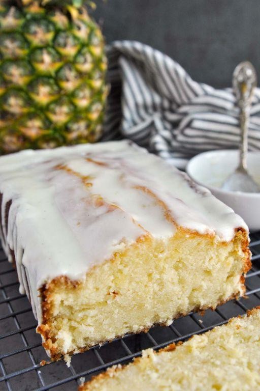 Pineapple Lemon Drizzle Cake