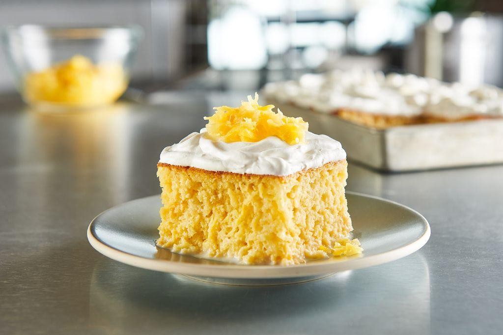 Pineapple Lime Tres Leches Cake