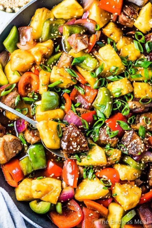 Pineapple Pork Stir Fry