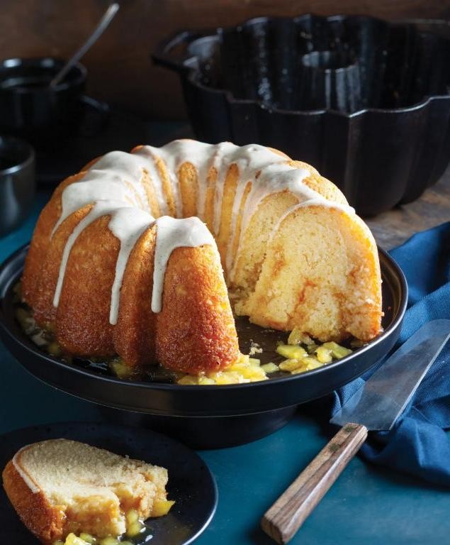 Pineapple Rum Bundt Cake