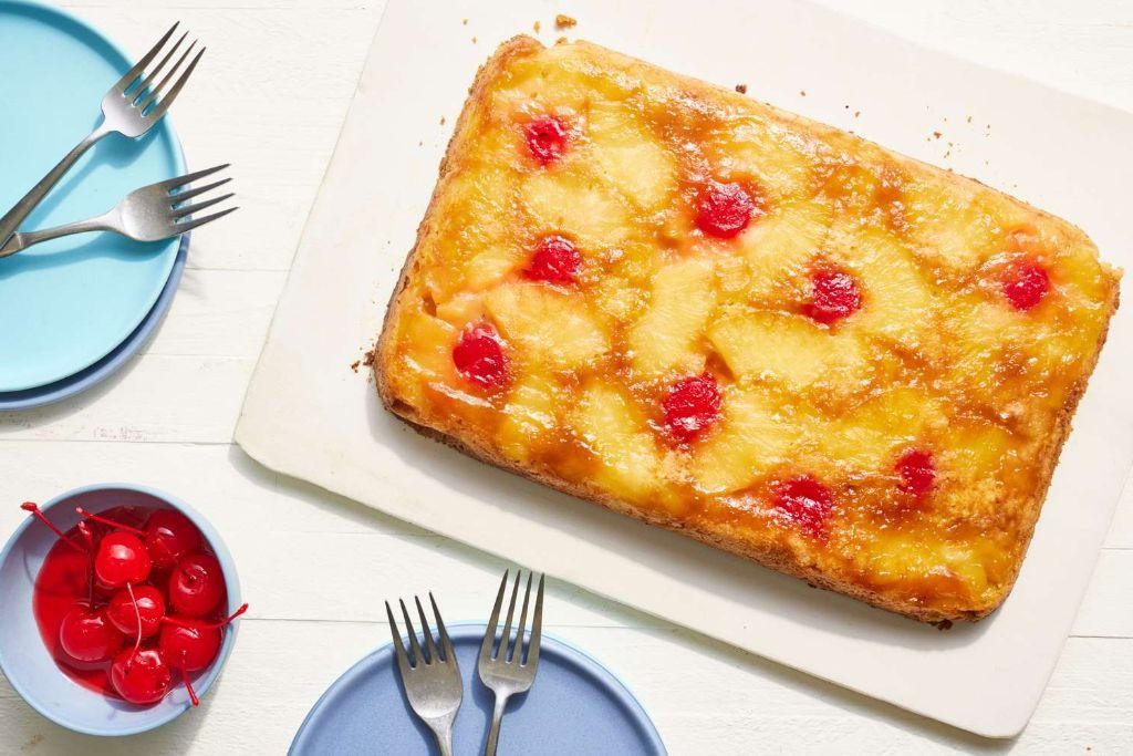 Pineapple Upside-Down Inspired Dump Cake