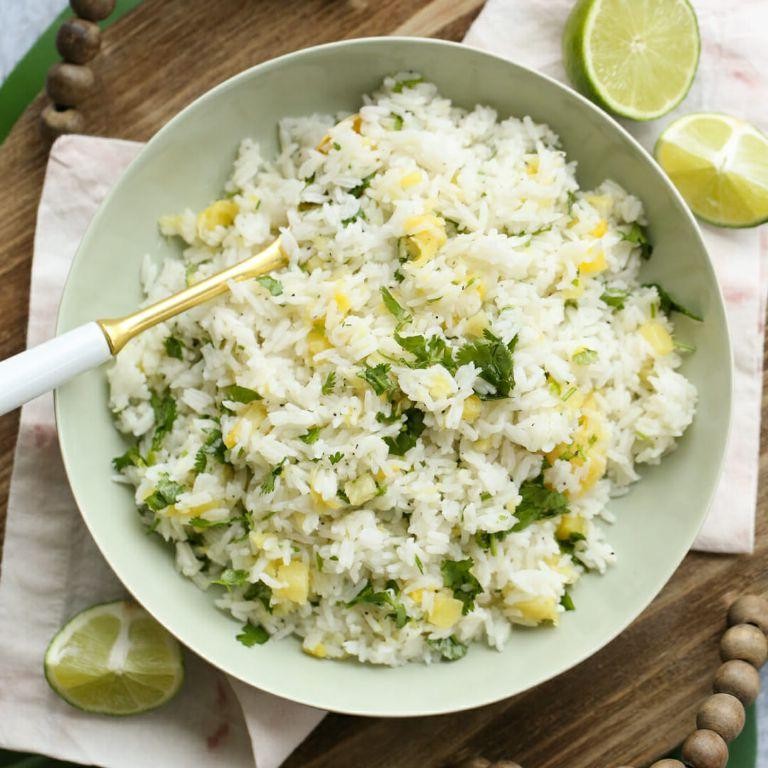 Pineapple and Cilantro Rice