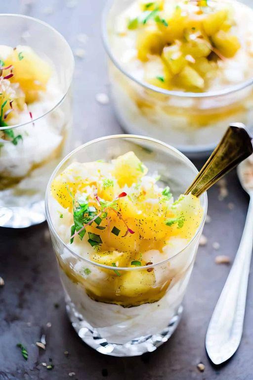 Pineapple and Coconut Rice Pudding