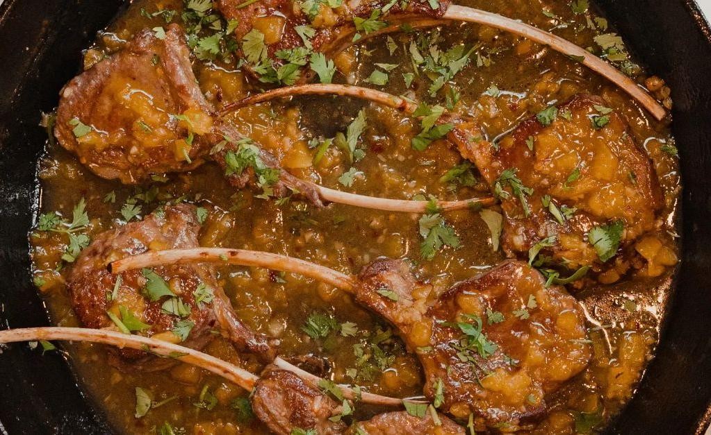 Pineapple and Ginger Venison Roast