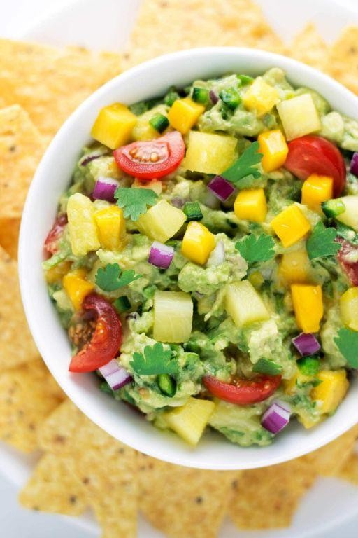 Pineapple and Mango Guacamole