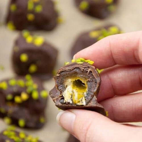 Pistachio Butter Stuffed Dates