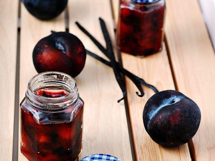 Pluot Jam with Vanilla
