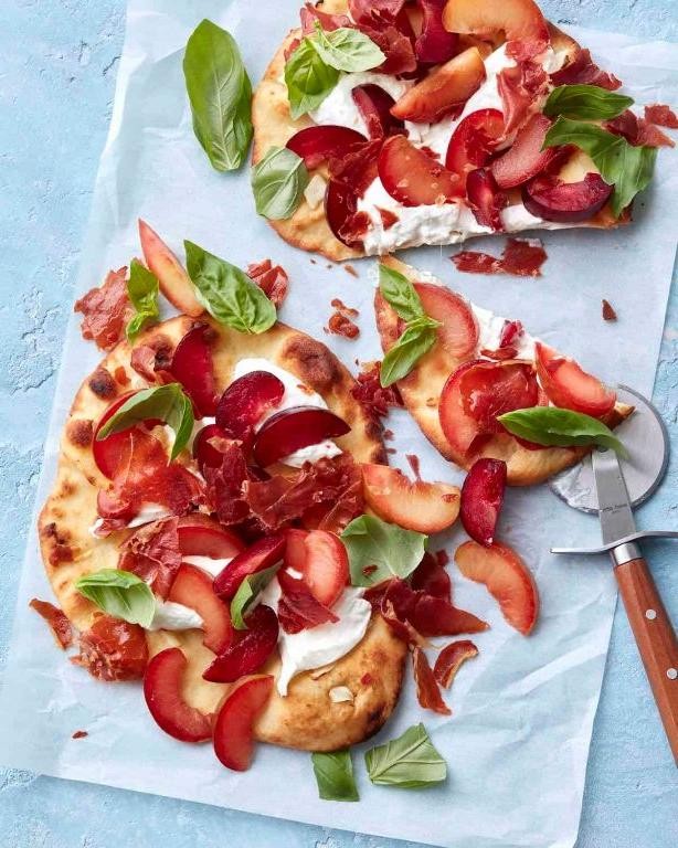 Pluot and Prosciutto Flatbread