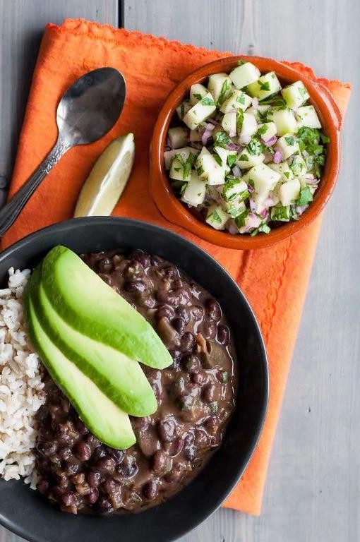 Poblano Pepper and Black Bean Stew