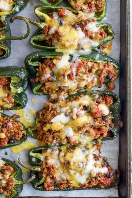 Poblano and Cheese Stuffed Turkey Breast