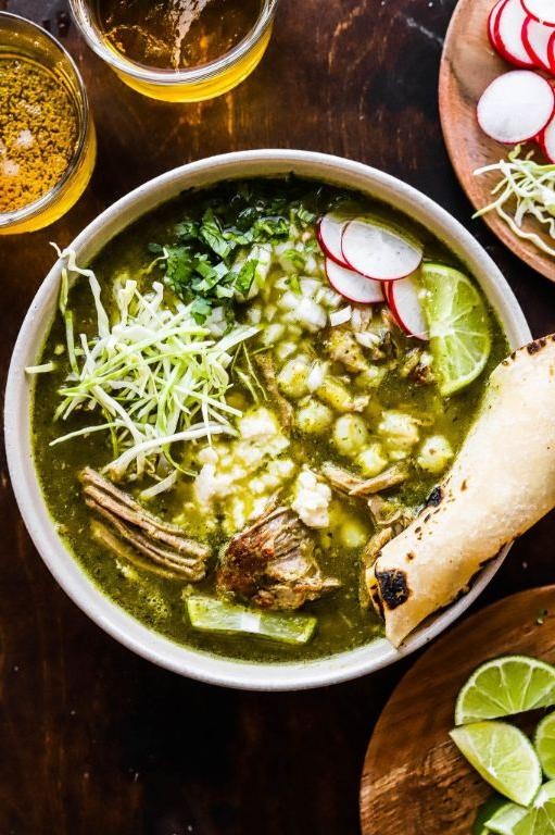 Poblano and Pork Pozole