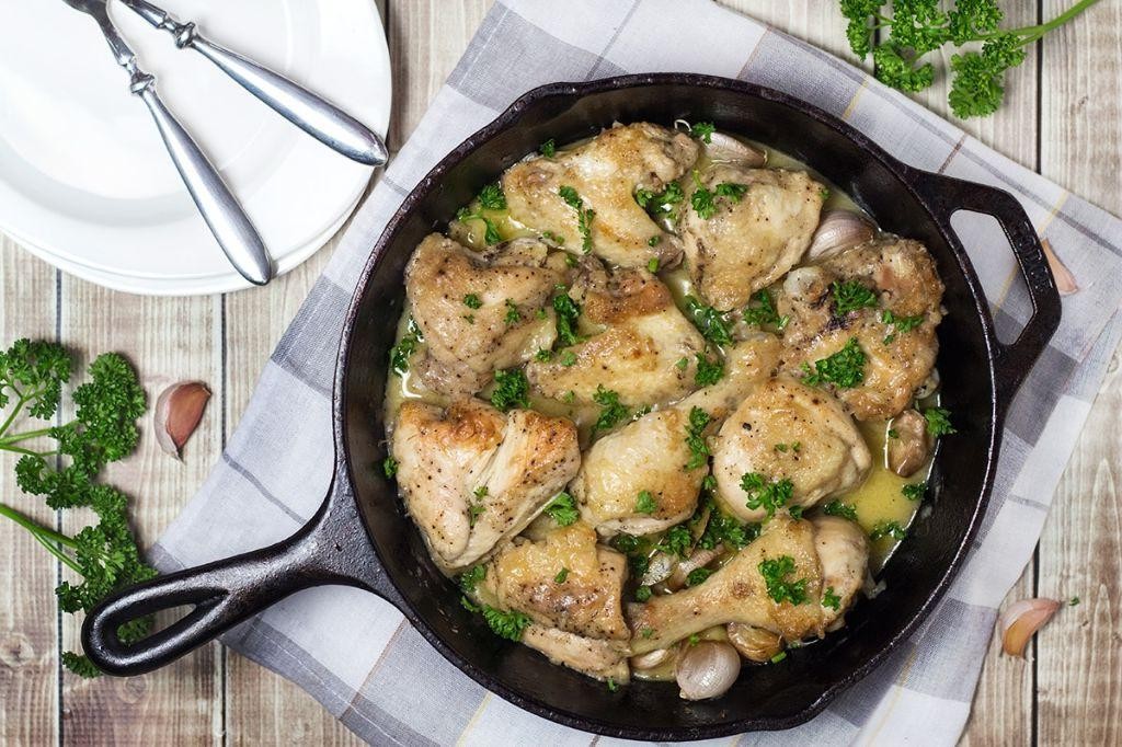 Pollo al Ajillo (Spanish Garlic Chicken)