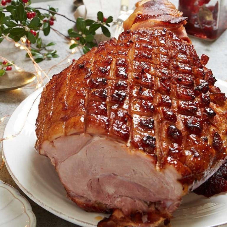 Pomegranate Honey Glaze with Cranberry Ham