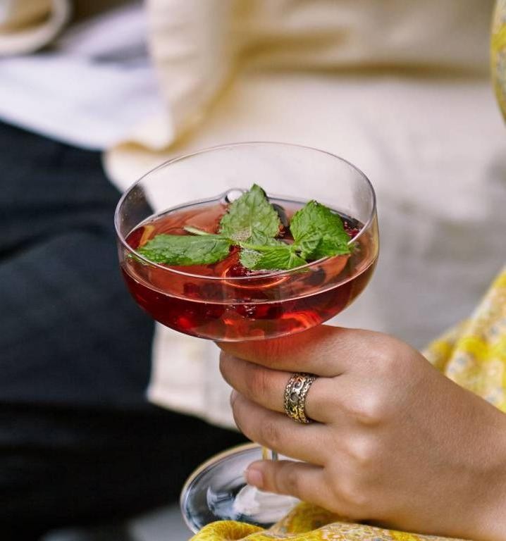 Pomegranate Mint Mimosa